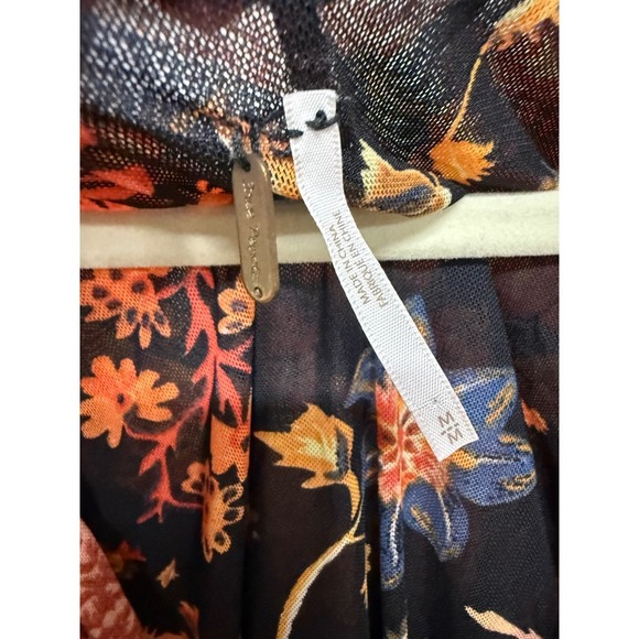 Free People Havana Sleeveless Faux Wrap Tank Blouse Size Medium Boho Festival - Picture 7 of 8